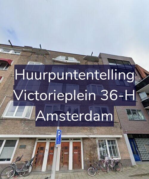 Foto gevel Huurpuntentelling voor Victorieplein 36-H, Amsterdam