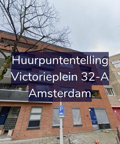 Foto gevel Huurpuntentelling voor Victorieplein 32-A, Amsterdam