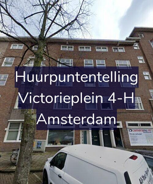 Foto gevel Huurpuntentelling voor Victorieplein 4-H, Amsterdam