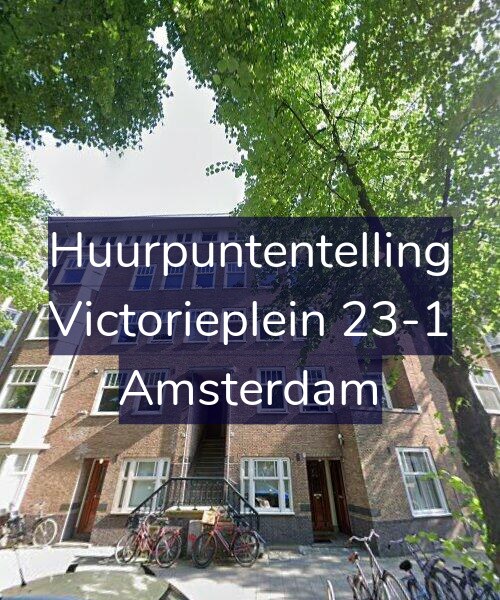Foto gevel Huurpuntentelling voor Victorieplein 23-1, Amsterdam