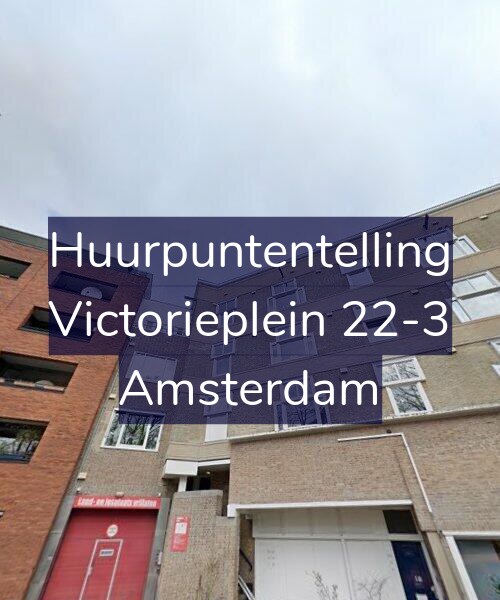 Foto gevel Huurpuntentelling voor Victorieplein 22-3, Amsterdam