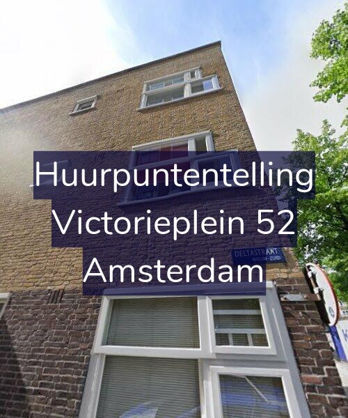 Foto gevel Huurpuntentelling voor Victorieplein 52, Amsterdam