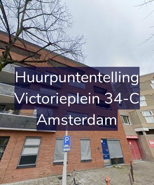 Foto gevel Huurpuntentelling voor Victorieplein 34-C, Amsterdam