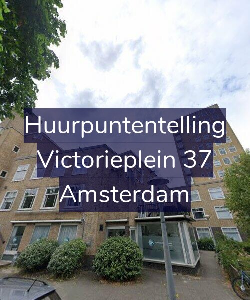 Foto gevel Huurpuntentelling voor Victorieplein 37, Amsterdam