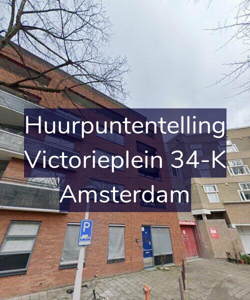 Foto gevel Huurpuntentelling voor Victorieplein 34-K, Amsterdam