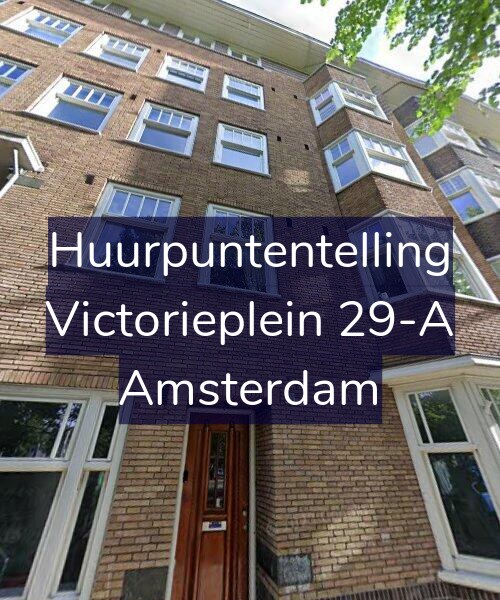Foto gevel Huurpuntentelling voor Victorieplein 29-A, Amsterdam