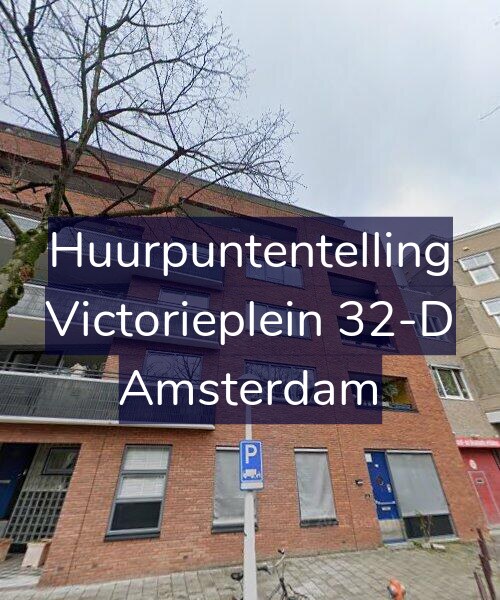 Foto gevel Huurpuntentelling voor Victorieplein 32-D, Amsterdam