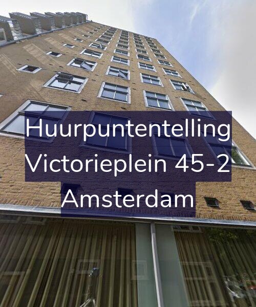 Foto gevel Huurpuntentelling voor Victorieplein 45-2, Amsterdam