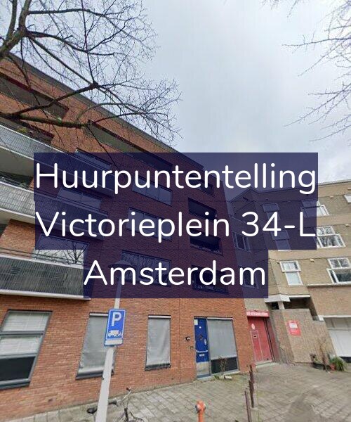 Foto gevel Huurpuntentelling voor Victorieplein 34-L, Amsterdam