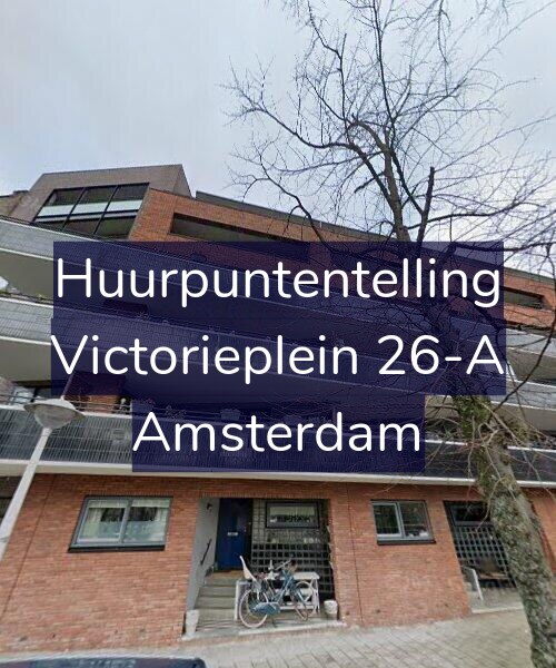 Foto gevel Huurpuntentelling voor Victorieplein 26-A, Amsterdam