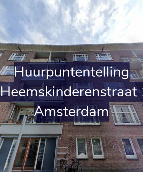 Foto gevel Huurpuntentelling voor Vier Heemskinderenstraat 17-1, Amsterdam