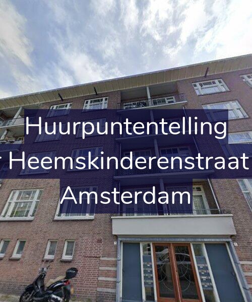 Foto gevel Huurpuntentelling voor Vier Heemskinderenstraat 2-3, Amsterdam