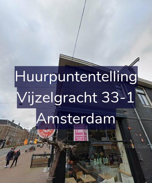 Foto gevel Huurpuntentelling voor Vijzelgracht 33-1, Amsterdam
