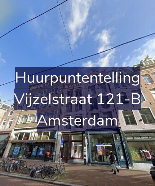 Foto gevel Huurpuntentelling voor Vijzelstraat 121-B, Amsterdam