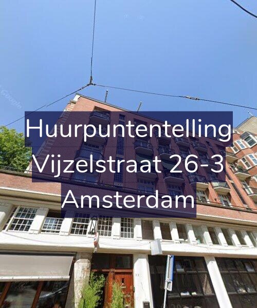Foto gevel Huurpuntentelling voor Vijzelstraat 26-3, Amsterdam