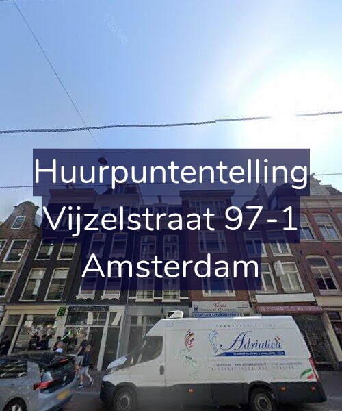 Foto gevel Huurpuntentelling voor Vijzelstraat 97-1, Amsterdam
