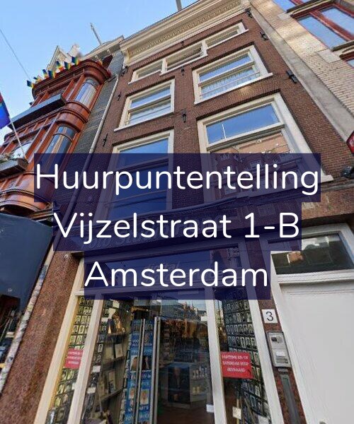 Foto gevel Huurpuntentelling voor Vijzelstraat 1-B, Amsterdam