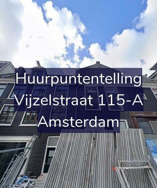 Foto gevel Huurpuntentelling voor Vijzelstraat 115-A, Amsterdam