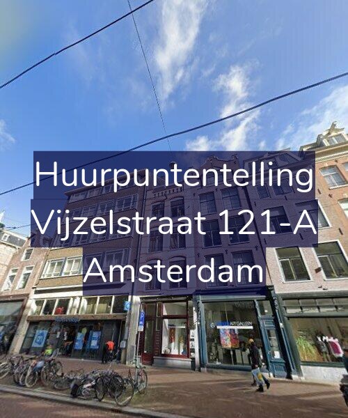Foto gevel Huurpuntentelling voor Vijzelstraat 121-A, Amsterdam
