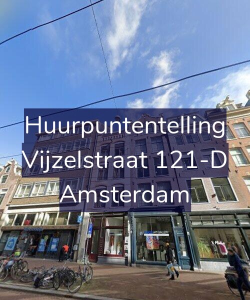 Foto gevel Huurpuntentelling voor Vijzelstraat 121-D, Amsterdam