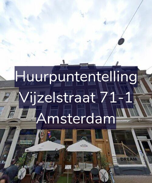 Foto gevel Huurpuntentelling voor Vijzelstraat 71-1, Amsterdam
