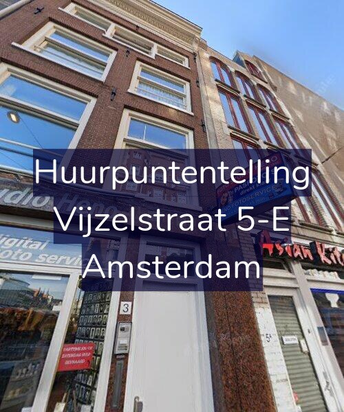 Foto gevel Huurpuntentelling voor Vijzelstraat 5-E, Amsterdam