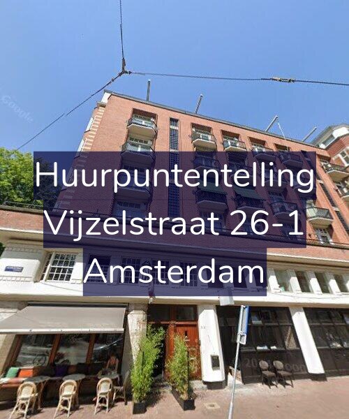 Foto gevel Huurpuntentelling voor Vijzelstraat 26-1, Amsterdam