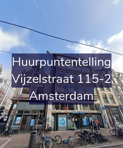 Foto gevel Huurpuntentelling voor Vijzelstraat 115-2, Amsterdam
