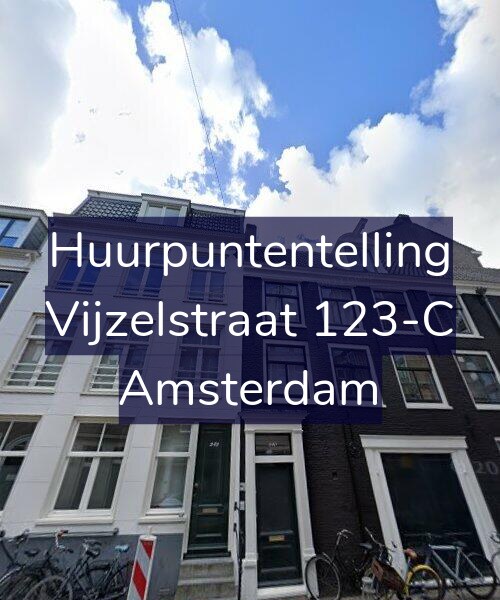 Foto gevel Huurpuntentelling voor Vijzelstraat 123-C, Amsterdam