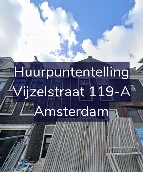 Foto gevel Huurpuntentelling voor Vijzelstraat 119-A, Amsterdam