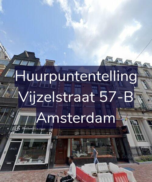 Foto gevel Huurpuntentelling voor Vijzelstraat 57-B, Amsterdam