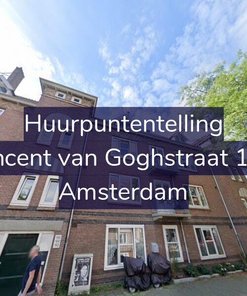 Foto gevel Huurpuntentelling voor Vincent van Goghstraat 182, Amsterdam