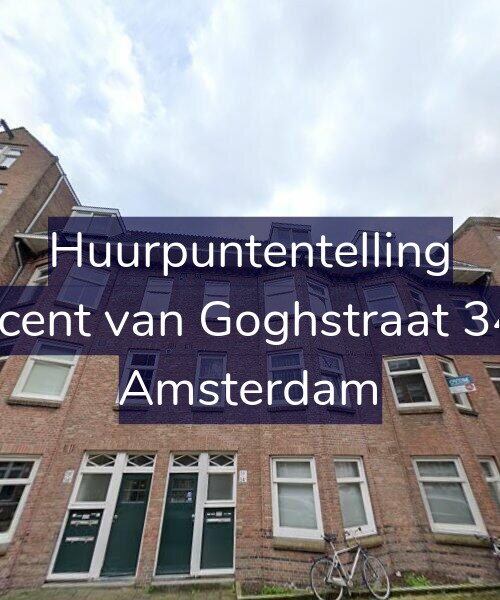 Foto gevel Huurpuntentelling voor Vincent van Goghstraat 34-A, Amsterdam