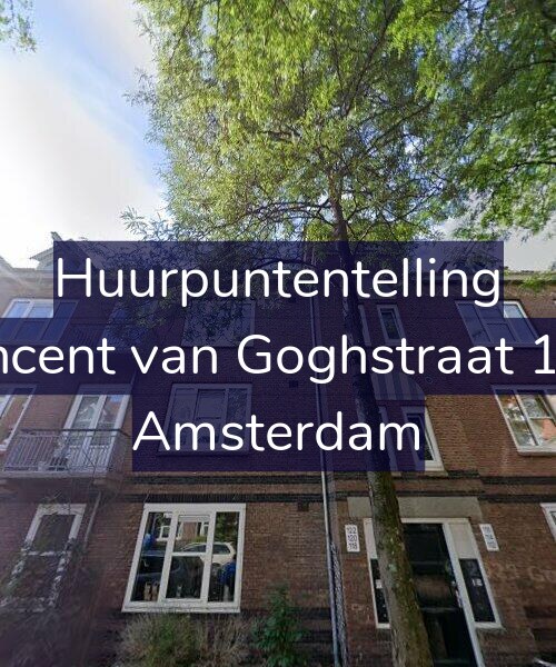Foto gevel Huurpuntentelling voor Vincent van Goghstraat 118, Amsterdam