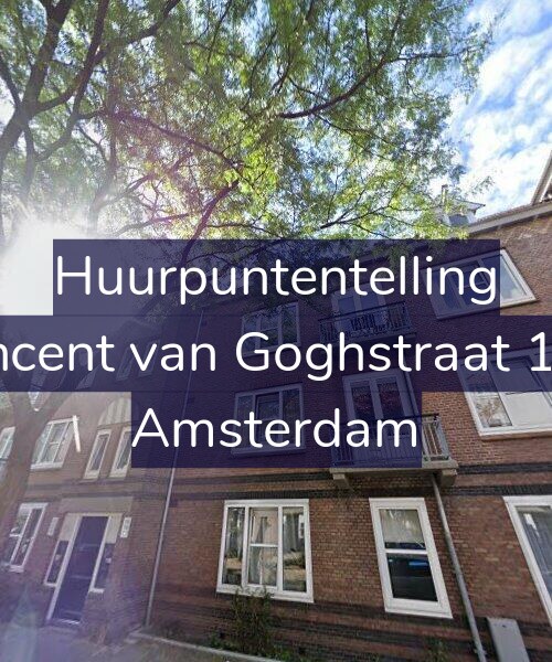 Foto gevel Huurpuntentelling voor Vincent van Goghstraat 112, Amsterdam