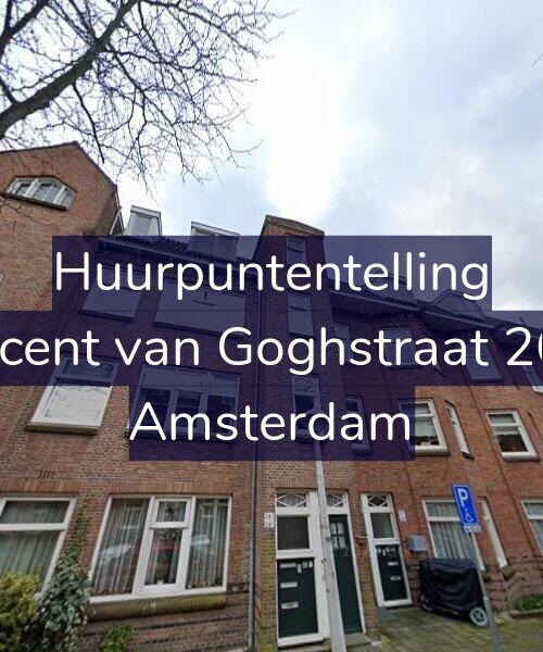 Foto gevel Huurpuntentelling voor Vincent van Goghstraat 26-B, Amsterdam