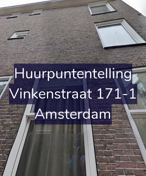 Foto gevel Huurpuntentelling voor Vinkenstraat 171-1, Amsterdam
