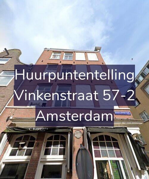 Foto gevel Huurpuntentelling voor Vinkenstraat 57-2, Amsterdam