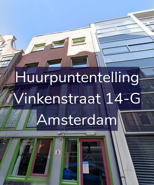 Foto gevel Huurpuntentelling voor Vinkenstraat 14-G, Amsterdam