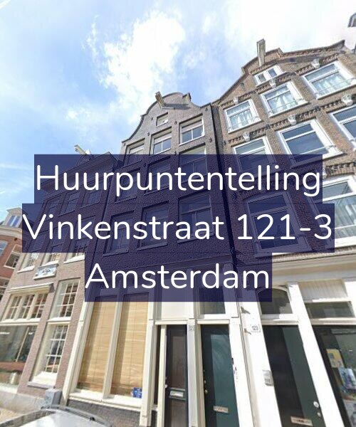 Foto gevel Huurpuntentelling voor Vinkenstraat 121-3, Amsterdam