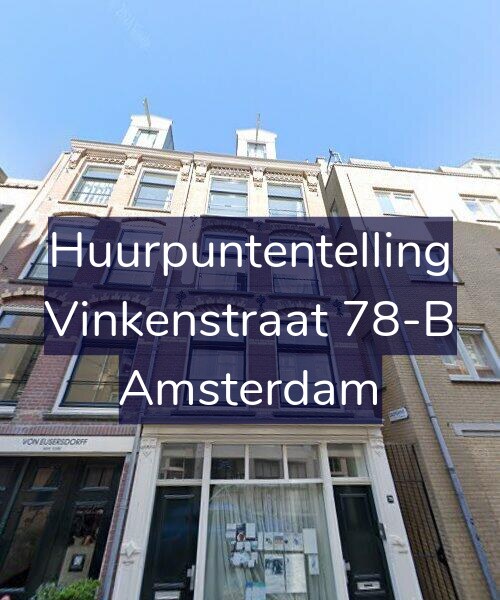 Foto gevel Huurpuntentelling voor Vinkenstraat 78-B, Amsterdam