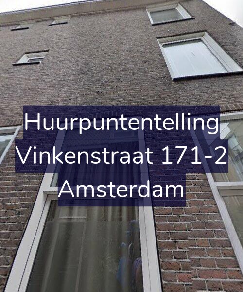 Foto gevel Huurpuntentelling voor Vinkenstraat 171-2, Amsterdam