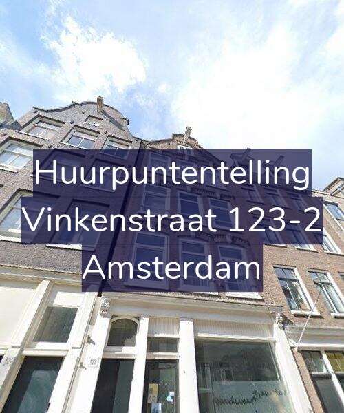 Foto gevel Huurpuntentelling voor Vinkenstraat 123-2, Amsterdam