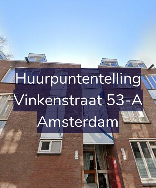 Foto gevel Huurpuntentelling voor Vinkenstraat 53-A, Amsterdam