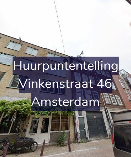 Foto gevel Huurpuntentelling voor Vinkenstraat 46, Amsterdam