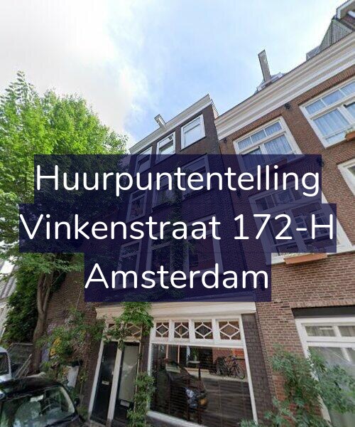 Foto gevel Huurpuntentelling voor Vinkenstraat 172-H, Amsterdam