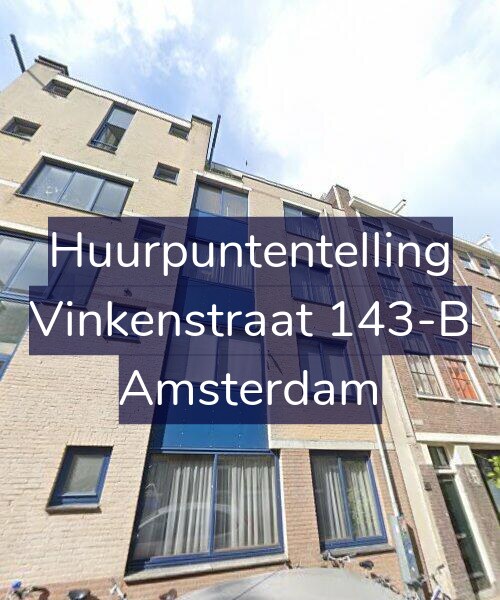 Foto gevel Huurpuntentelling voor Vinkenstraat 143-B, Amsterdam