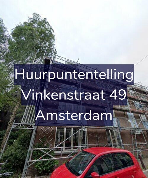 Foto gevel Huurpuntentelling voor Vinkenstraat 49, Amsterdam