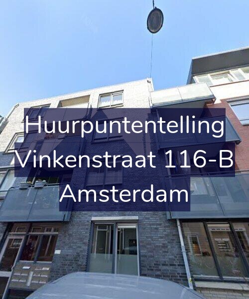 Foto gevel Huurpuntentelling voor Vinkenstraat 116-B, Amsterdam