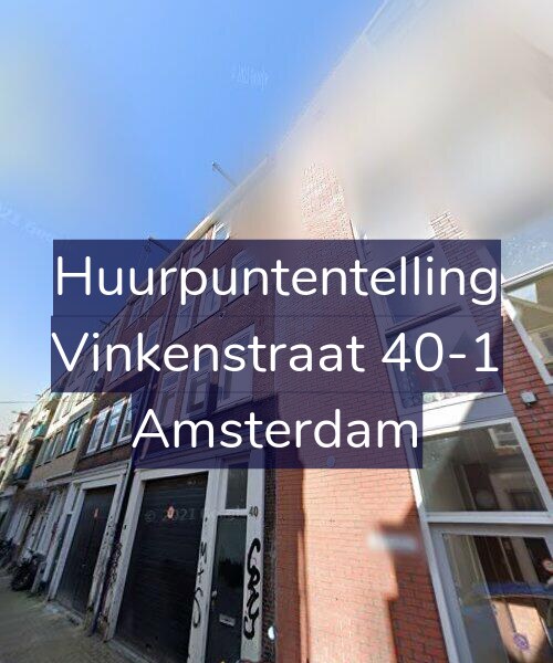 Foto gevel Huurpuntentelling voor Vinkenstraat 40-1, Amsterdam